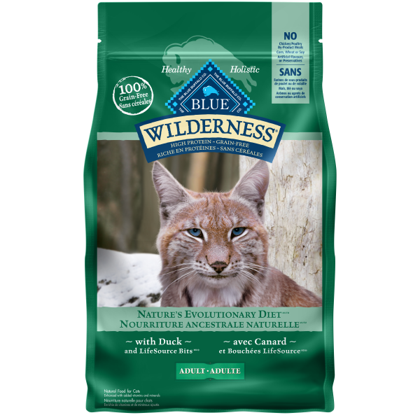 Blue Buffalo - Wilderness Adult Cat Food - Duck - 5lbs