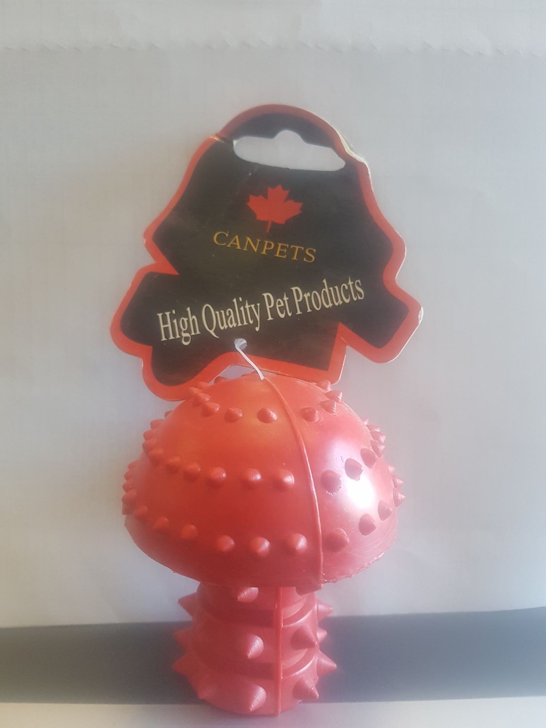 Mushroom chew toy