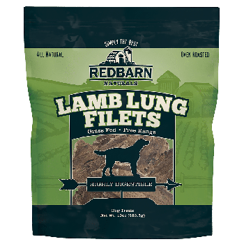 ed Barn Dog Treat Lamb Lung Filets