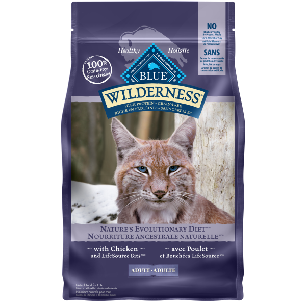 Blue Buffalo - Wilderness Grain Free Adult Cat Food - Chicken - 6lbs