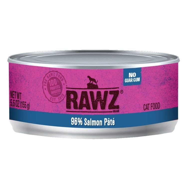Rawz - Salmon Wet Cat Food - 5.5oz