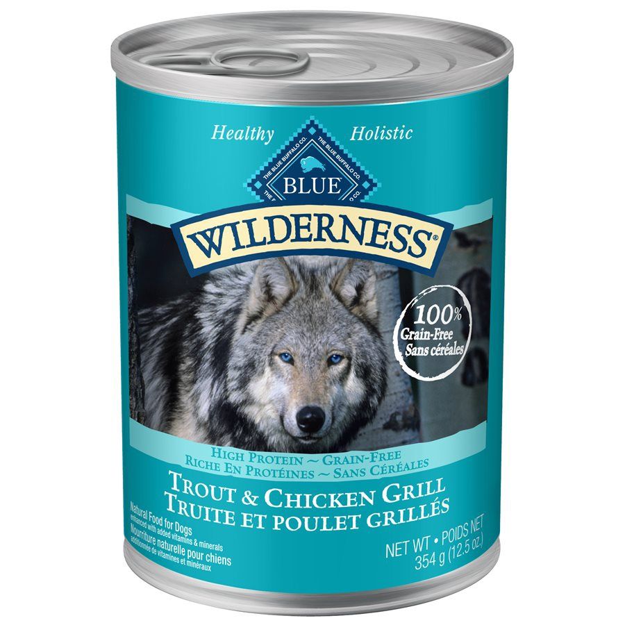 Blue Buffalo - Wilderness Adult Dog Food Chicken and Trout Grill - 12.5oz