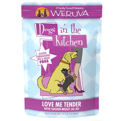 Dogs in the Kitchen Love Me Tender with Chicken Breast Au Jus Dog Food Pouch