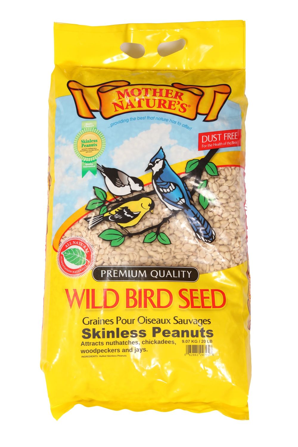 Mother Natures - Skinless Peanuts 2.5 KG