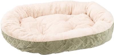 Quilted Oval Cuddler Sage 26"