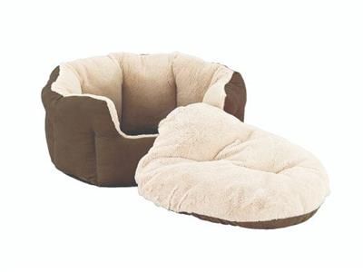 Reversible Cushion Cuddler Chocolate 18"