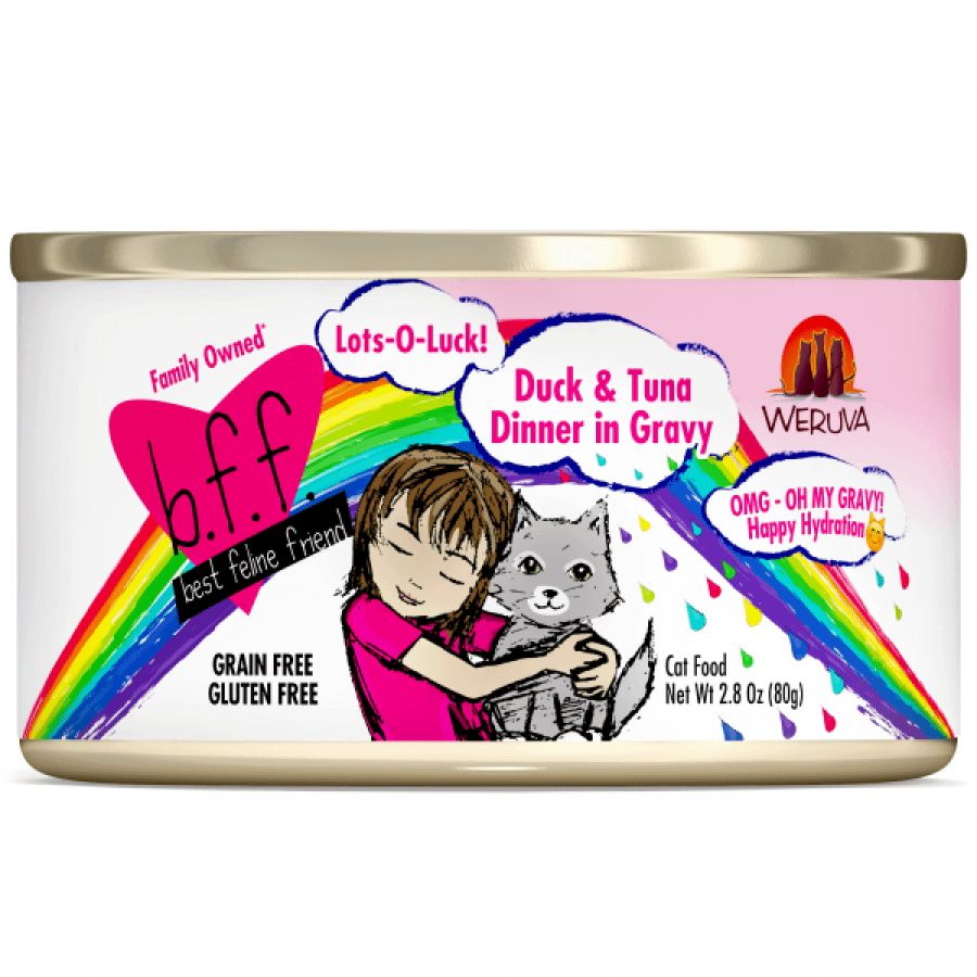 Weruva, BFF OMG, Lots O Luck! Duck &amp; Tuna, 2.8oz
