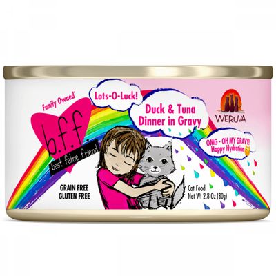 Weruva, BFF OMG, Lots O Luck! Duck &amp; Tuna, 2.8oz
