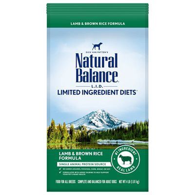 Natural Balance LID Lamb &amp; Brown Rice 4lbs