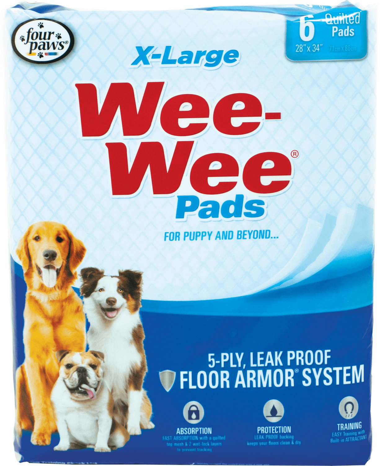 Wee-WeWeWee Pads Housebreaking Pads for Dogs, Extra-Large 21pk