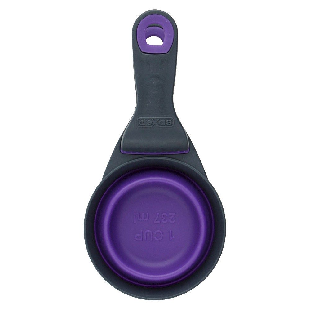 Dexas Collapsible Klipscoop 3 Tools-In-One Scoop, Measuring Cup, And Bag Clip -