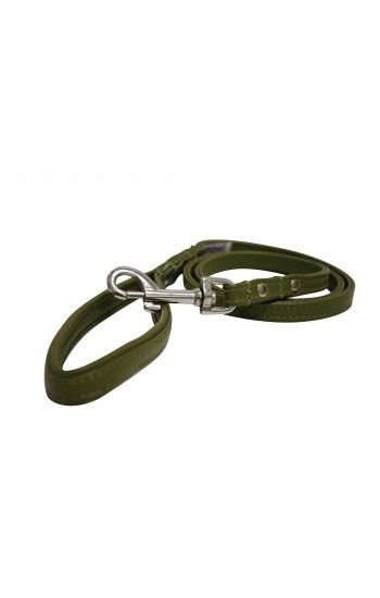 Angel Leather Padded Handle Leash 48" X1/2"