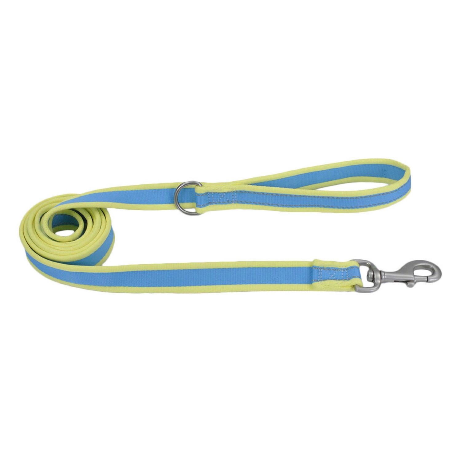 Pet Attire Pro Leash 1"x6' Aqua Neon Yellow