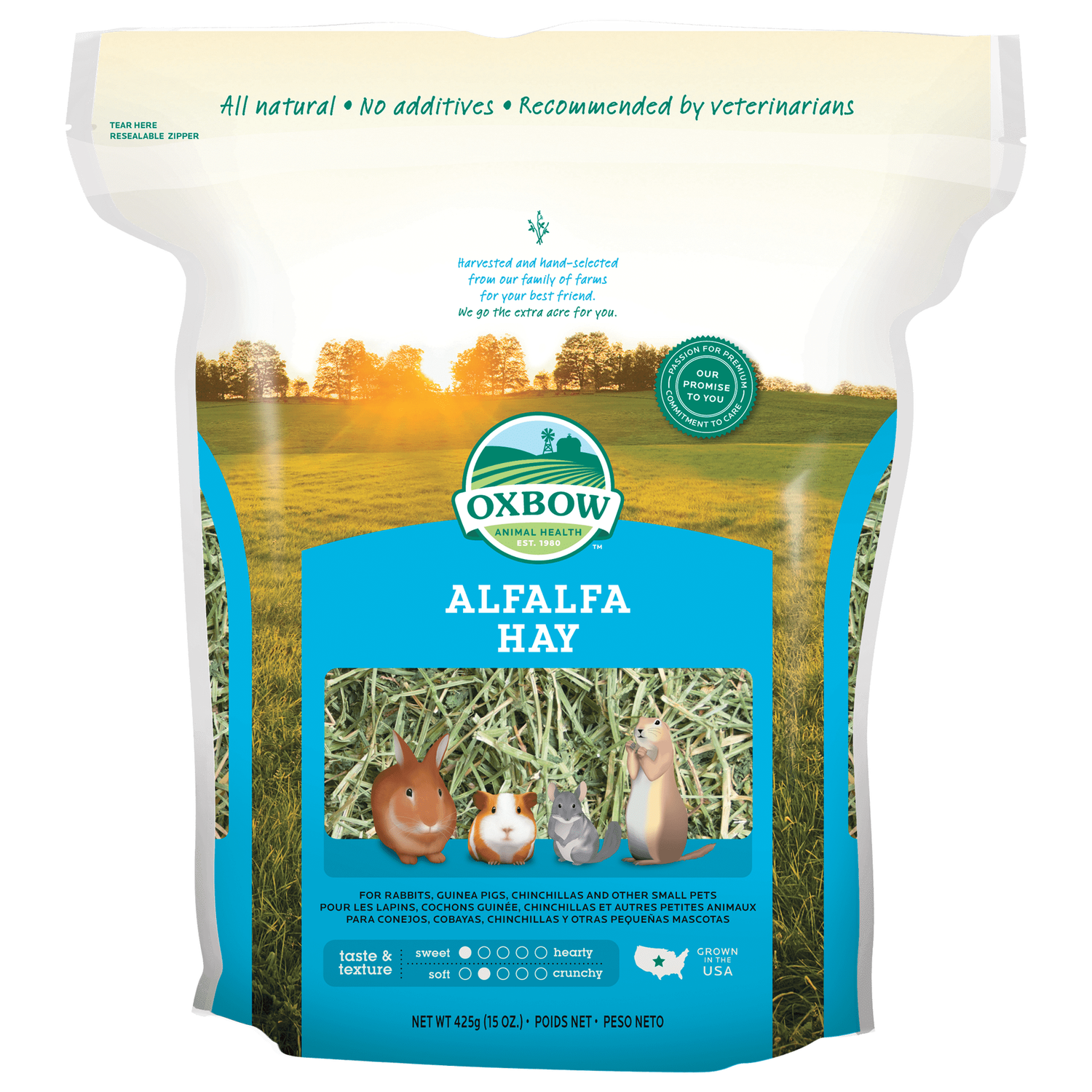 Oxbow Animal Health Alfalfa Hay for Pets - 425g