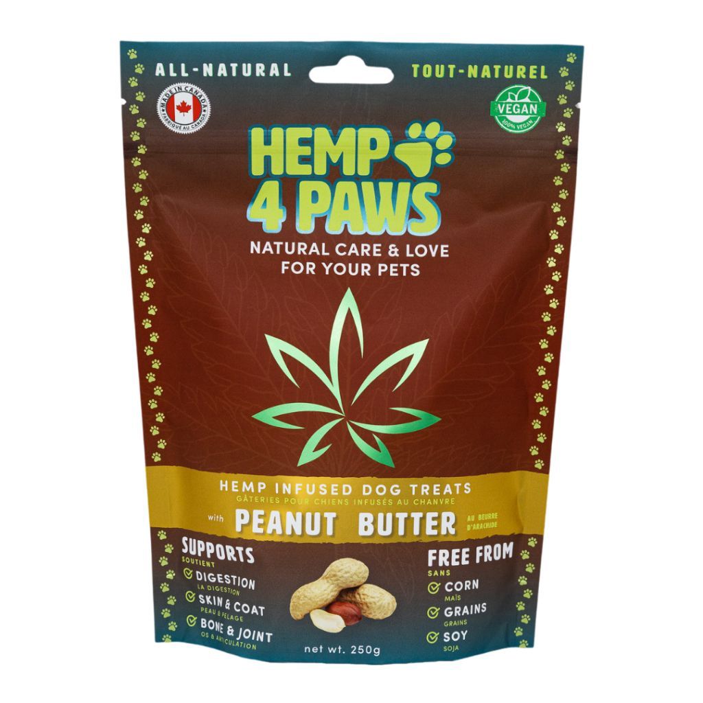 Hemp Infused Treats Peanut Butter 8/250GM