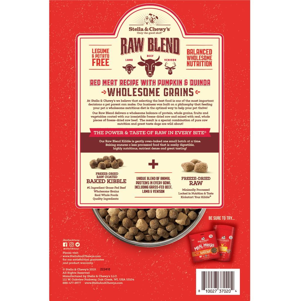 SC Raw Blend Lamb, Beef &amp; Venison 22LB