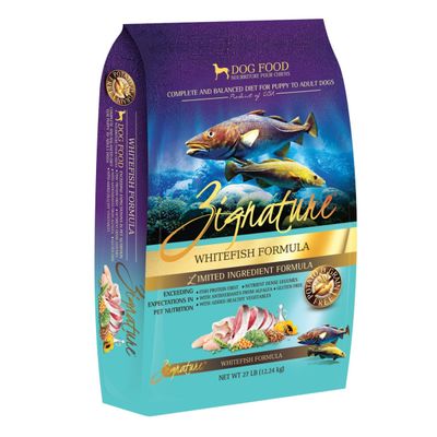 Zignature - Limited Ingredient Grain Free Whitefish Formula Dry Dog Food - 25lbs