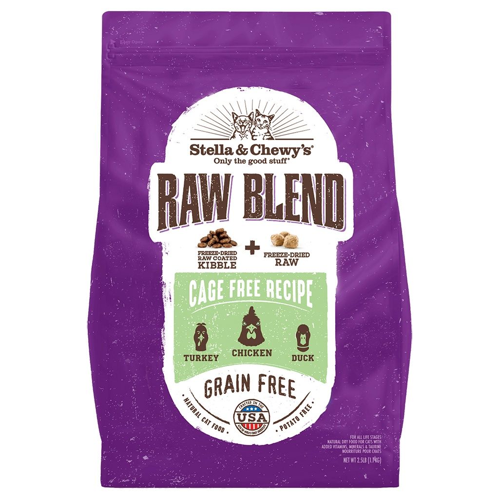 Stella &amp; Chewy's Cage Free Turkey, Chicken &amp; Duck Cat Food - 2.5lbs
