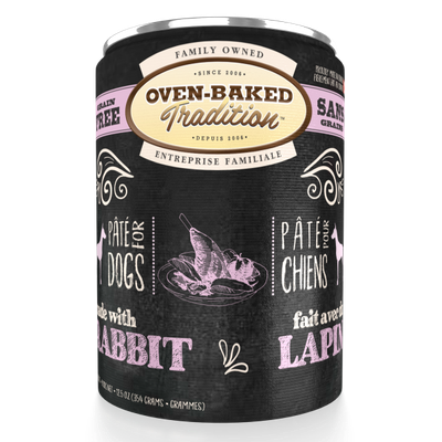 Oven Baked -  Rabbit Wet Food - 12.5oz