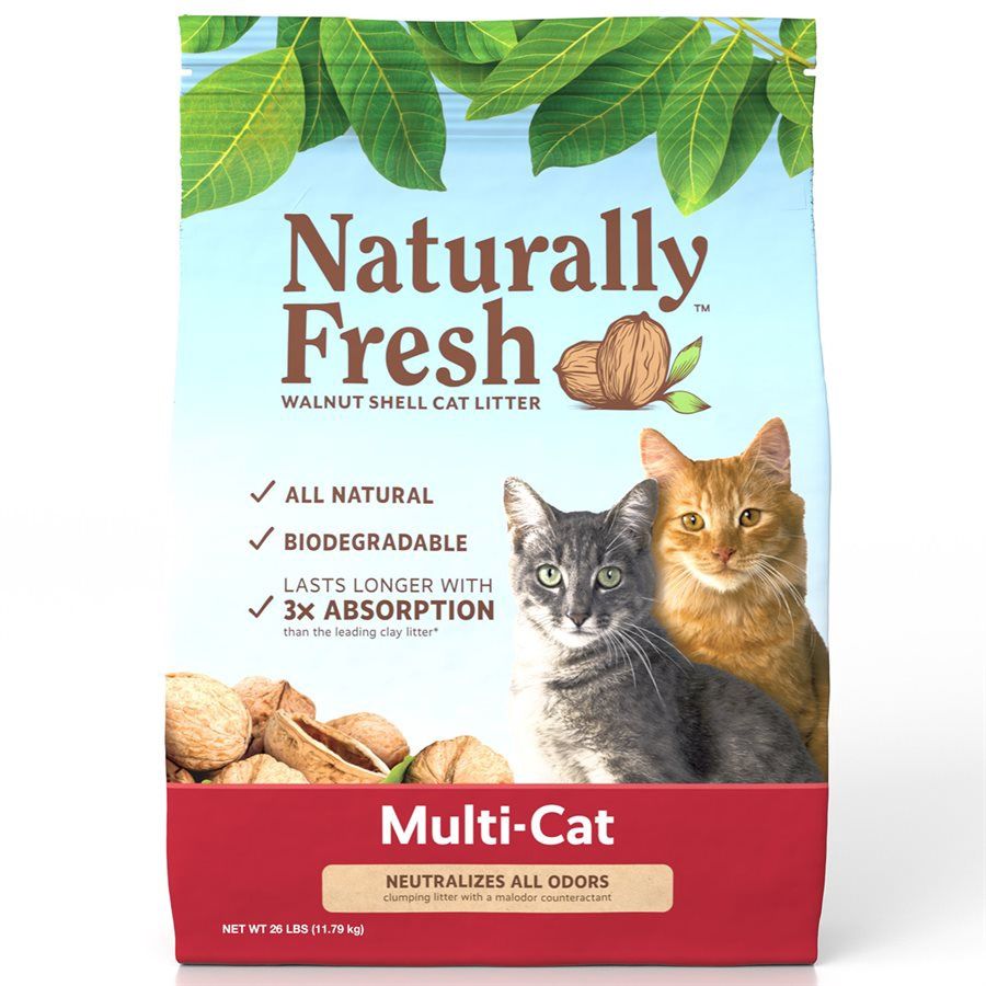Eco-Shell Naturally Fresh Multi-Cat Clumping Litter - 26lbs