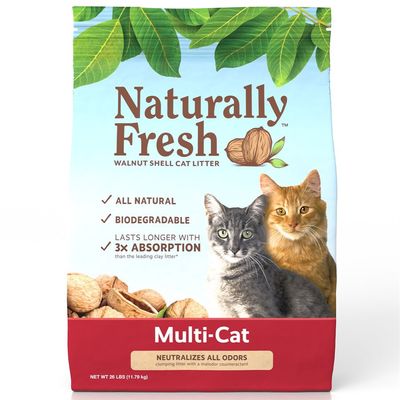 Eco-Shell Naturally Fresh Multi-Cat Clumping Litter - 26lbs