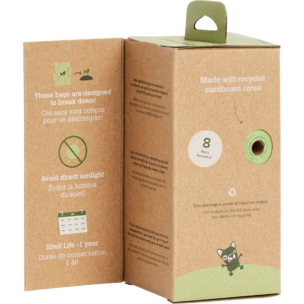 Unscented Compostable Refills | 8 RollS 