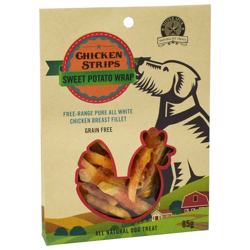 Silver Spur - Chicken Wrapped Sweet Potato - 85g