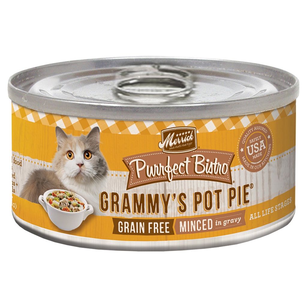 Merrick Purrfect Bistro  Grammy's Pot Pie Minced in Gravy