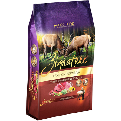 Zignature - Grain Free Venison Formula Dry Dog Food - 25lbs