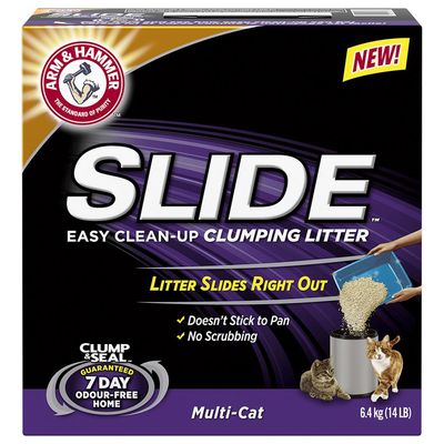Arm &amp; Hammer Slide Clumping Litter Multicat - 6.4kg
