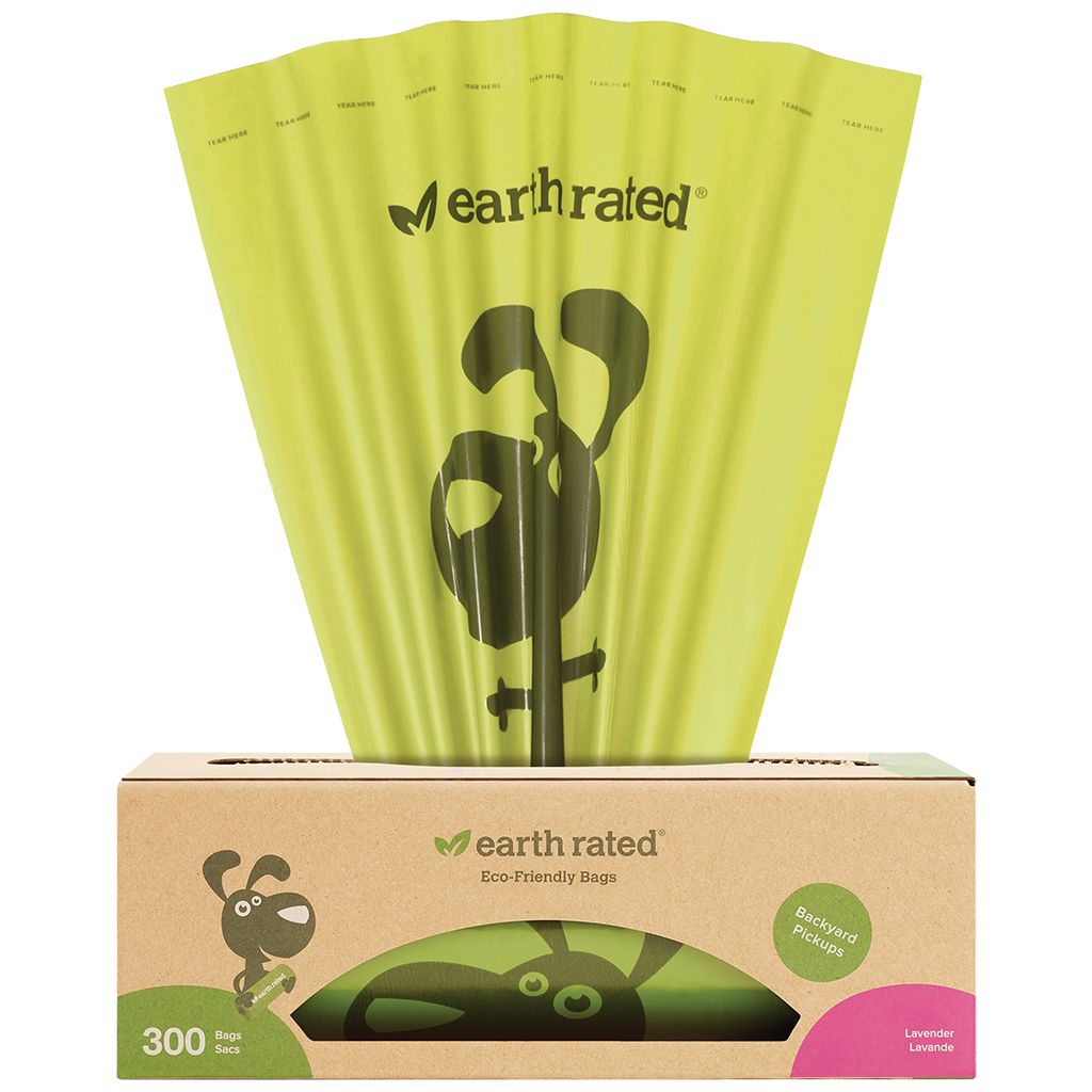 Earth Rated - Poop Bags - Scented Refill Bags Lavender / 1 Roll 300 Bags