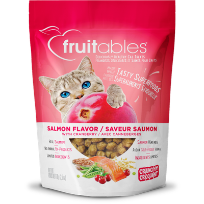 Fruitables - Cat Crunchy Treats Salmon &amp; Cranberry - 70g