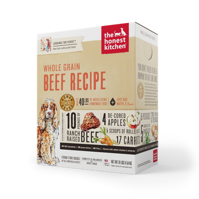 The Honest Kitchen - Dog Dehydrated Whole Grain Beef - 10 lb