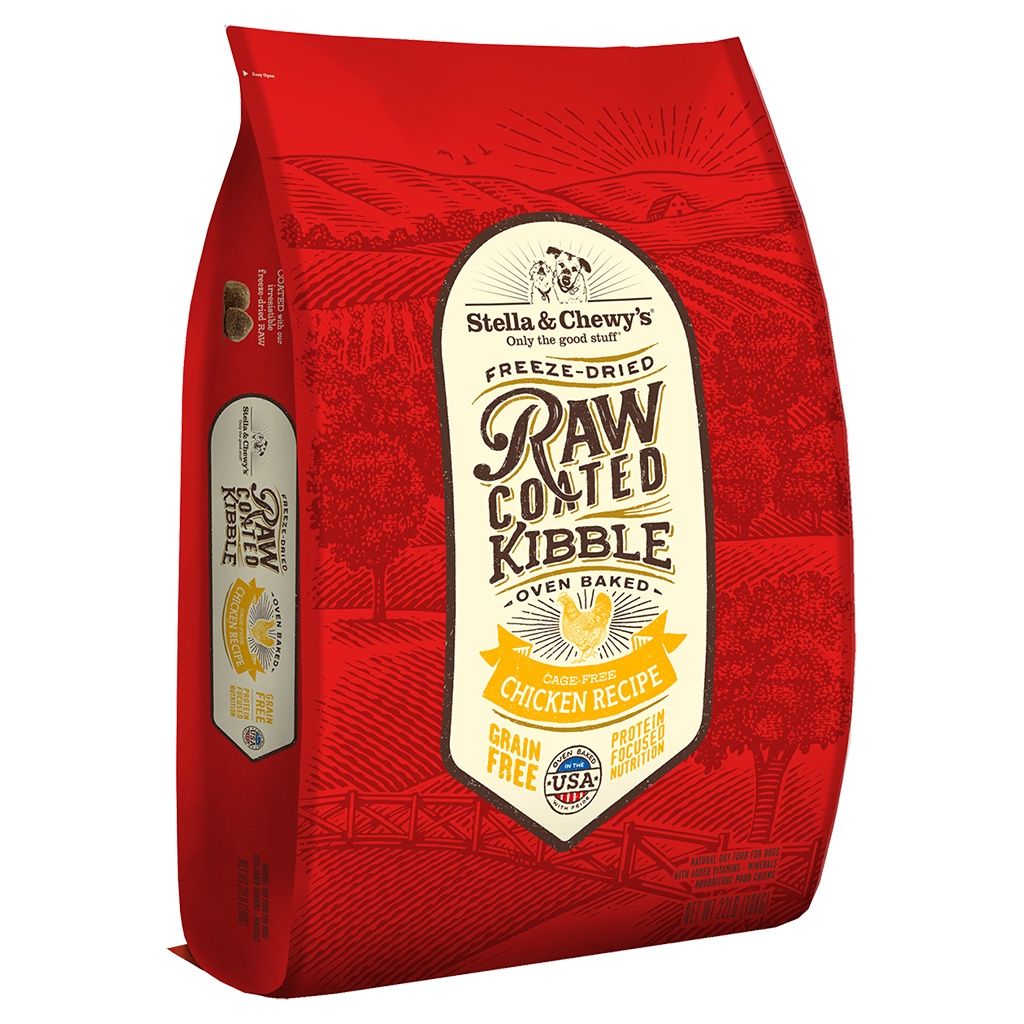 Stella &amp; Chewy's - Raw Coated Kibble - Grain Free Cage Free Chicken Recipe - 22lbs