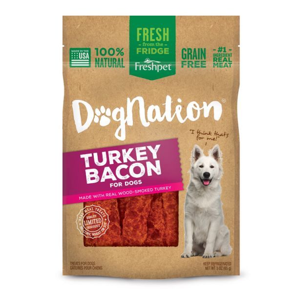 Freshpet DogNation - Turkey Bacon Treats - 3oz
