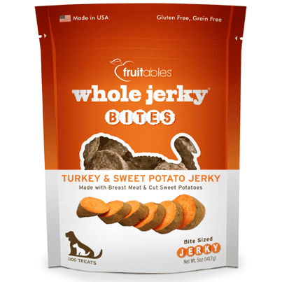 Fruitables - Whole Jerky Bites Turkey &amp; Sweet Potato - 141g