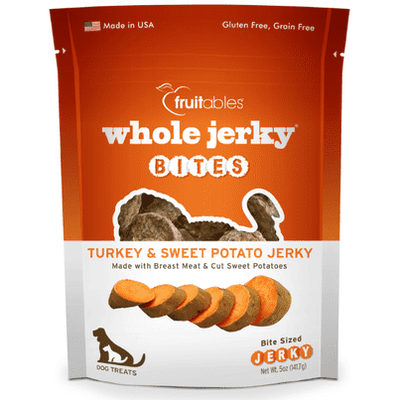 Fruitables - Whole Jerky Bites Turkey &amp; Sweet Potato - 141g