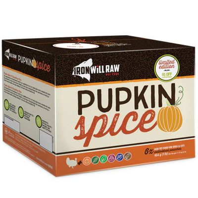 Iron Will Raw -  Dog Holiday Pupkin Spice -  6/1 lb