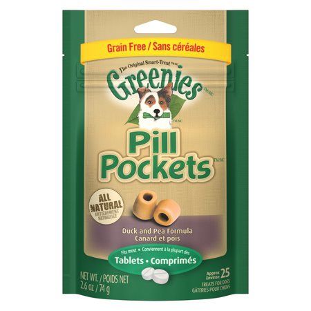 Greenies - Pill Pockets Duck &amp; Pea - 187g