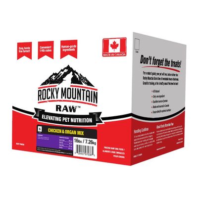 Rocky Mountain Raw Frozen Chicken &amp; Organ  Mix - 16lbs