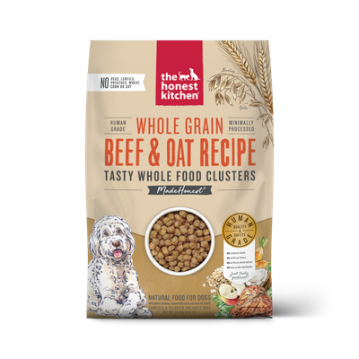 The Honest Kitchen - Dog Whole Grain Clusters Beef &amp; Oat -  20 lb