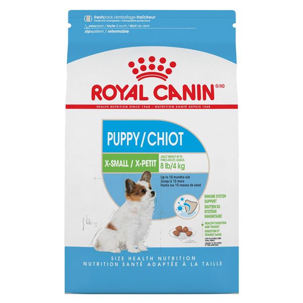 Royal Canin - X-Small Puppy Dry Dog Food - 3lbs