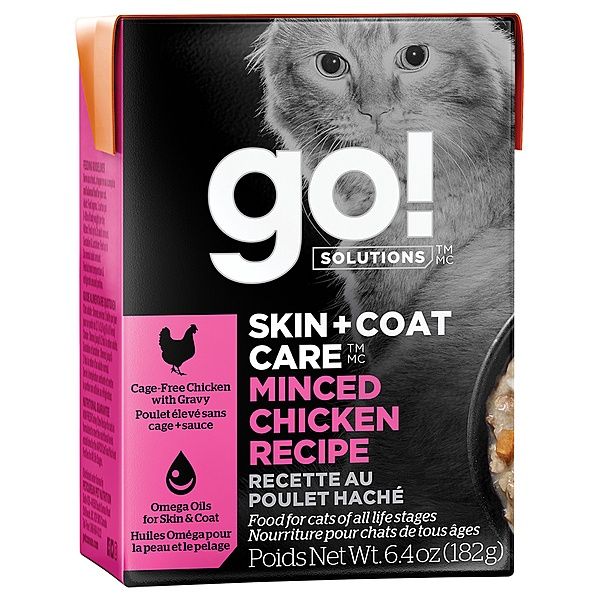 GO!  - Skin &amp; Coat Minced Chicken  - 6.4oz