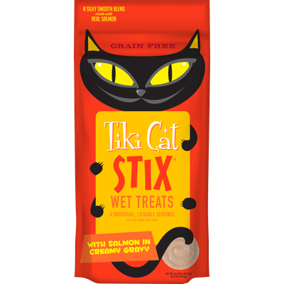 Tiki Cat - Stix Wet Treats GF Salmon in Gravy - 3 oz