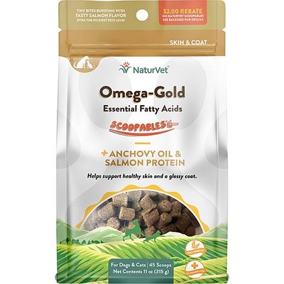 Naturvet - Scoopables Omega Gold Dog &amp; Cat  -11OZ