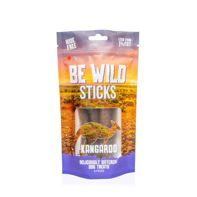 This&amp;That -  Be Wild Exotic Sticks Kangaroo - 100g 6ct