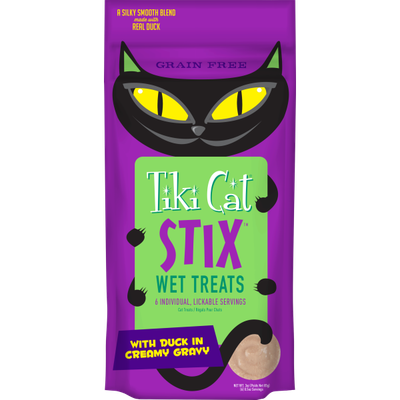Tiki Cat -   Stix Wet Treats GF Duck in Gravy - 3 oz