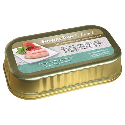 Snappy Tom - Ultimate Tuna &amp; Barramundi Wet Cat Food - 85g
