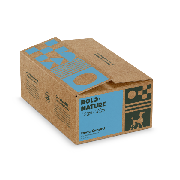 Bold by Nature  - Dog Mega Duck Patties - 24 lb