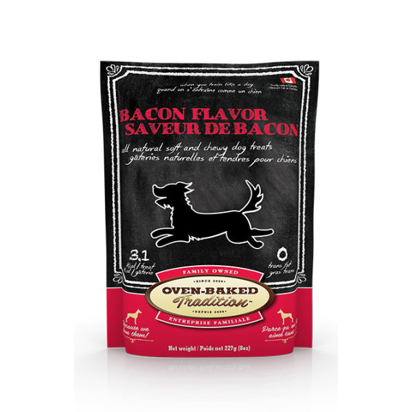 Oven-Baked - Dog Treat Bacon -  8 oz